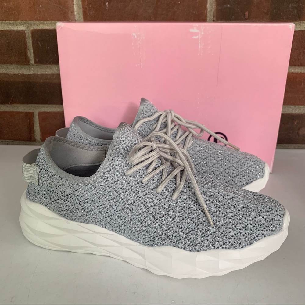 Proxy Womens Anvika Gray Athletic Shoes Sneakers 10 N Narrow Width